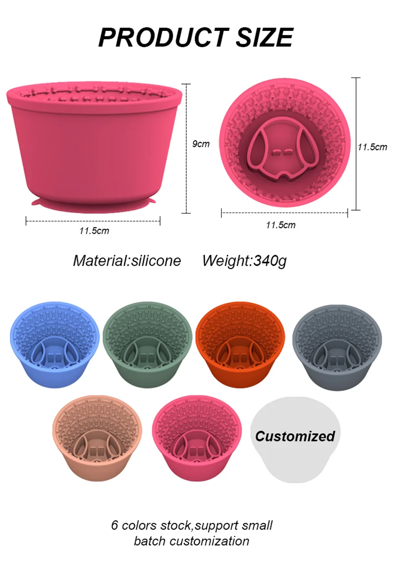 Silicone Slow Feeder for Pets - Anti-Choke Licking Pad for Cats and Dogs-My Little Pet