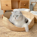 Handmade Bamboo Weaving Pet Bed for Cats-My Little Pet