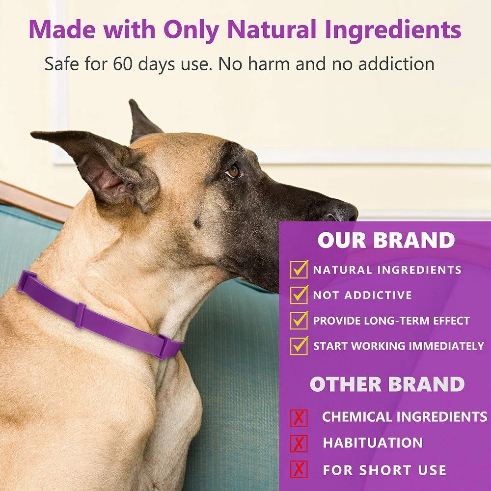 Adjustable Calming Collar for Cats and Dogs - Natural Anxiety Relief with Essential Oils-My Little Pet