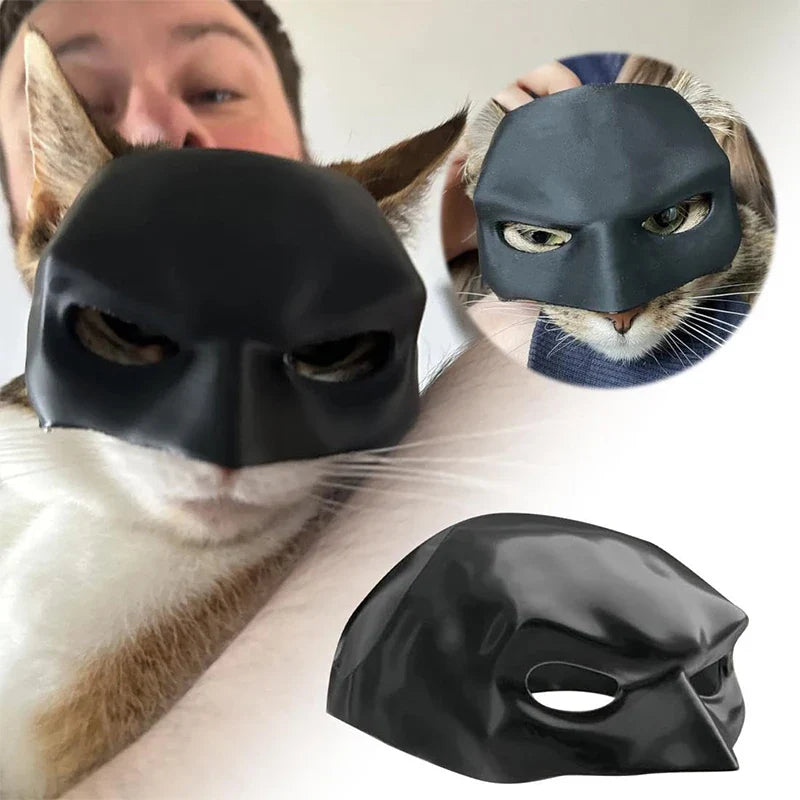 3D Printed Pet Costume Mask for Cats - Funny Bat Design-My Little Pet