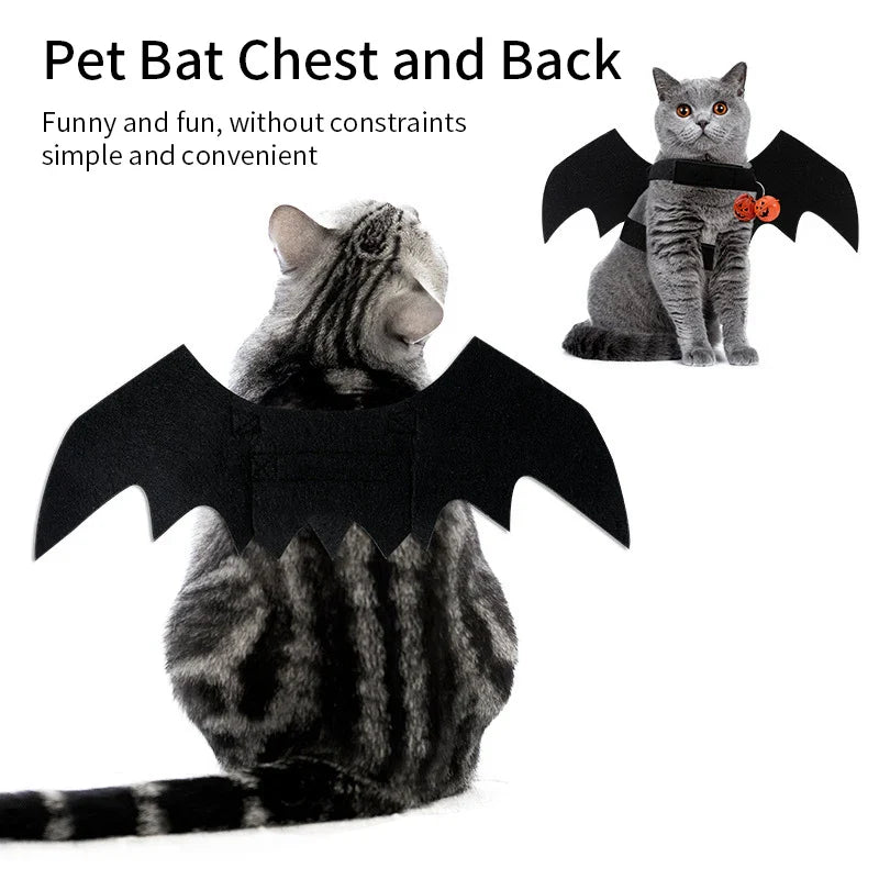 Fashion Cat Bat Wings Halloween Costume-My Little Pet