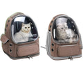 Transparent Folding Pet Carrier Backpack – Travel Tote Bag for Cats and Dogs-My Little Pet