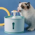2.4L Cat Water Fountain with Activated Carbon Filters & LED Light-My Little Pet