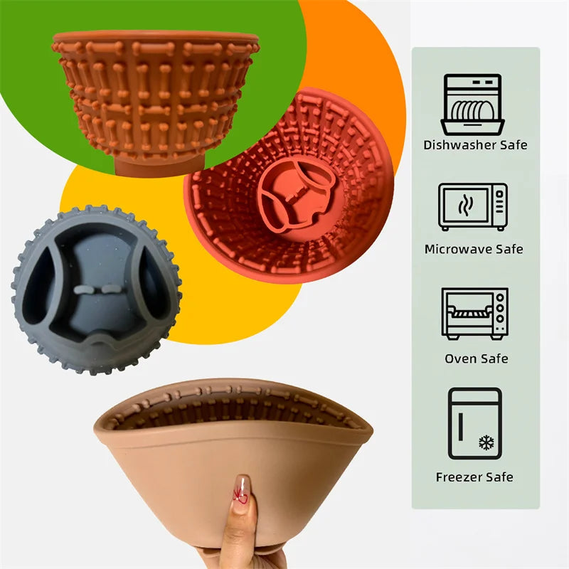 Silicone Slow Feeder for Pets - Anti-Choke Licking Pad for Cats and Dogs-My Little Pet