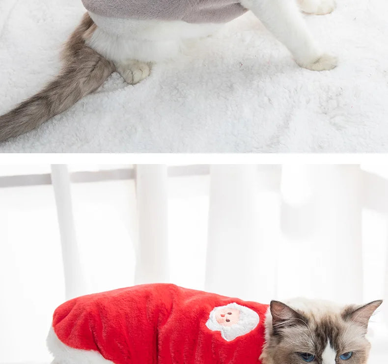 Warm Faux Rabbit Fur Pet Vest for Cats and Dogs-My Little Pet