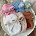 Cozy Winter Sweater for Small to Medium Dogs - Solid Color, Cotton-My Little Pet