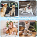 Anti-Splash Pet Water Bowl with 2L Capacity, No Mess Dispenser-My Little Pet