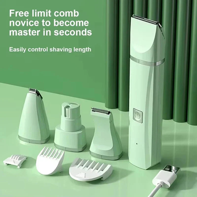 Cordless 4-In-1 Dog Grooming Clippers Set-My Little Pet