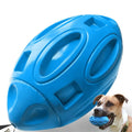 Durable Rugby-Shaped Dog Chew Toy with Sound for Teeth Grinding - Suitable for Medium and Large Dogs-My Little Pet