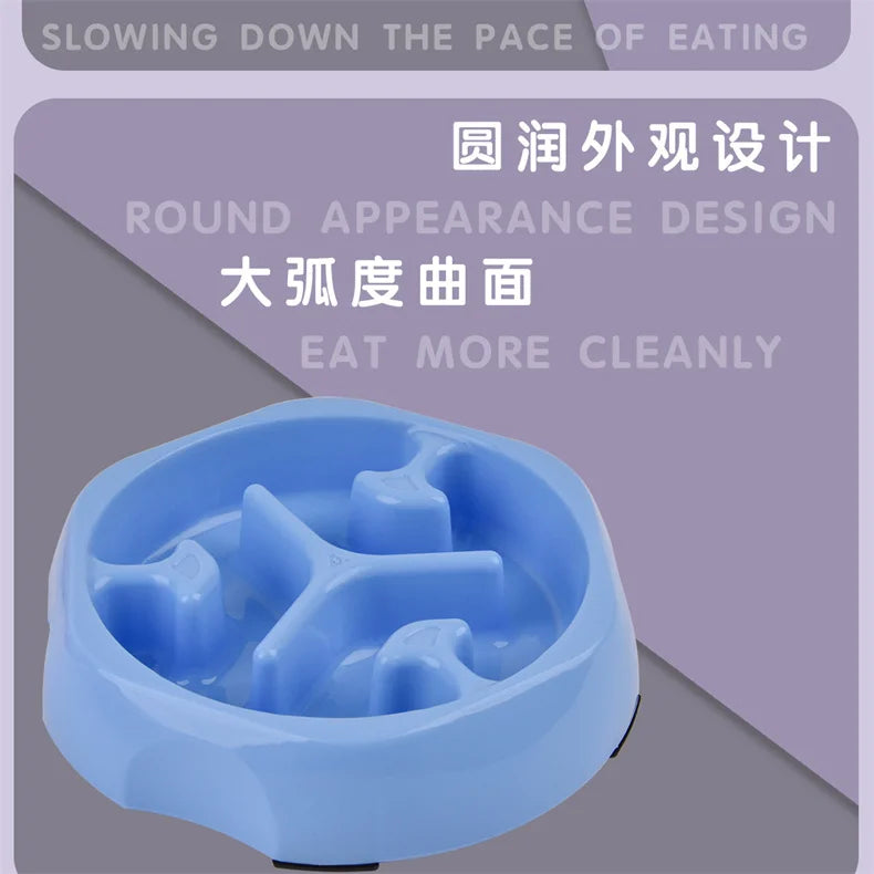 Anti-Choking Slow Feeder Bowl for Dogs and Cats-My Little Pet