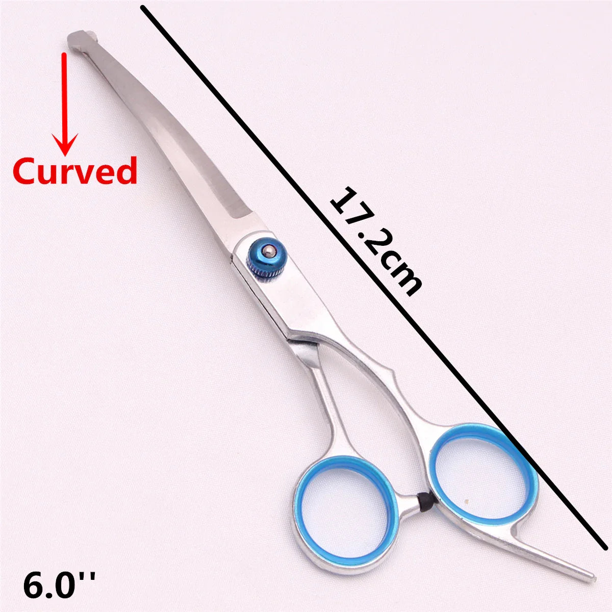 6 Piece Pet Grooming Scissors Set – Curved, Thinning, and Straight Shears with Comb - My Little Pet