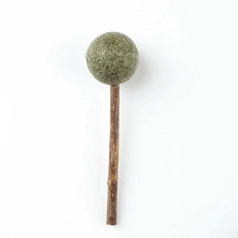 Feather Catnip Ball Toy for Cats - Enhances Digestion and Dental Health-My Little Pet