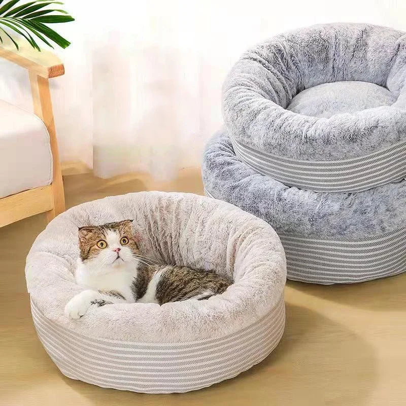 Cozy Pet Bed for Cats and Small Dogs - Soft, Warm, and Breathable Sleeping Nest-My Little Pet