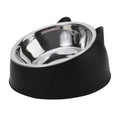 Non-Slip Cat Bowl with Stainless Steel Insert – Cute Ear Design-My Little Pet