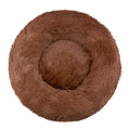 Round Plush Pet Bed – Cozy and Warm for Cats and Dogs-My Little Pet