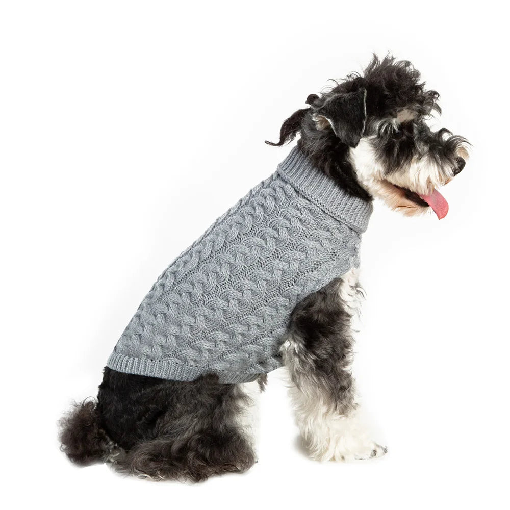 Classic Winter Sweater for Small Dogs - Warm Knit Pullover for Chihuahua, Yorkshire, Schnauzer-My Little Pet