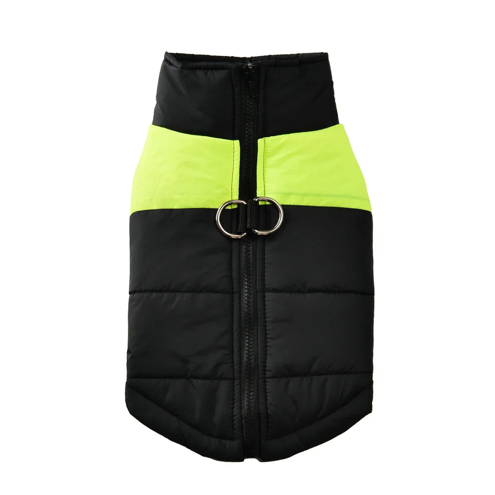 Autumn-Winter Waterproof Dog Jacket with D-Ring-My Little Pet