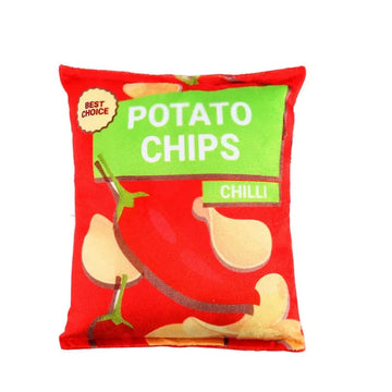 Crunchy Crisps Plush Dog Toys with Squeaker for Small to Medium Pets-My Little Pet