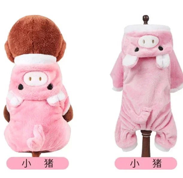 Cozy Fleece Pet Hoodie for Small to Medium Dogs and Cats-My Little Pet