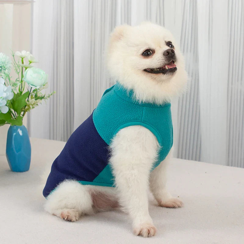 Warm Fleece Vest for Small Dogs - Suitable for Autumn, Winter, and Spring-My Little Pet