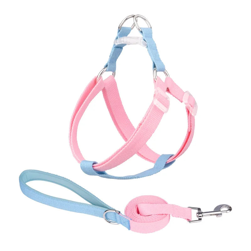 Adjustable Dog Harness and Leash Set for All Breeds-My Little Pet