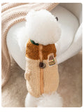 Cozy Brown Pet Jacket for Dogs - Autumn & Winter Wear-My Little Pet