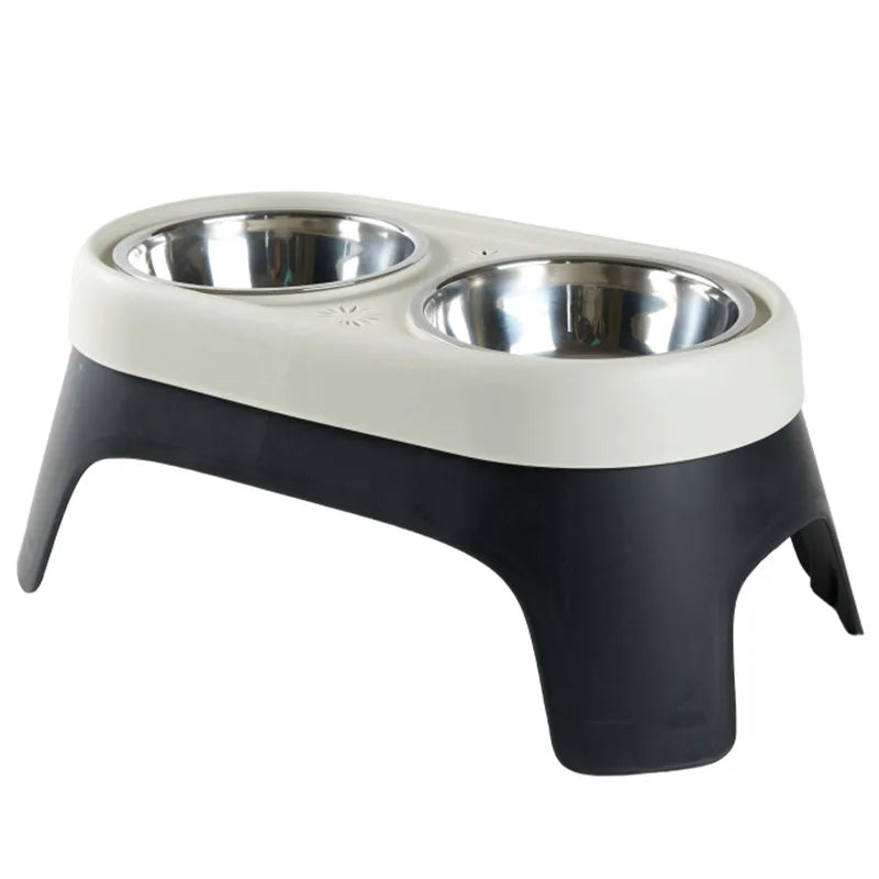 Elevated Stainless Steel Dog and Cat Feeder-My Little Pet