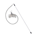 Dr.DC Interactive Teasing Cat Stick with Insect, Dragonfly & Feather Toys - Fun Pole for Play & Training-My Little Pet
