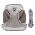 Reflective Mesh Cat Harness and Leash Set – Adjustable, Escape-Proof, for Small Pets-My Little Pet