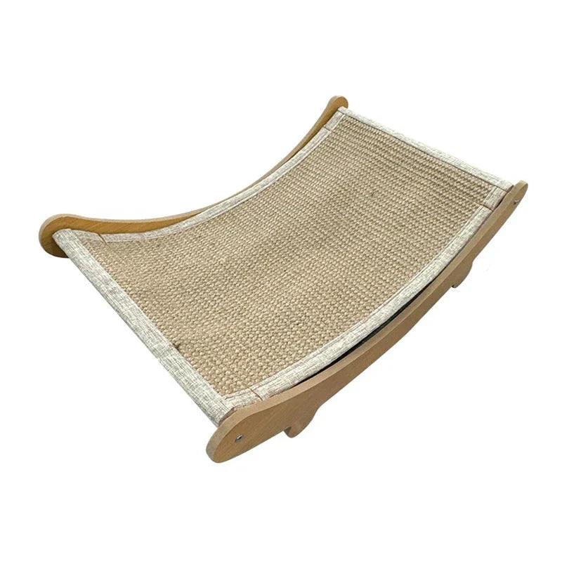 Durable Wooden Cat Scratcher with Sisal Surface-My Little Pet