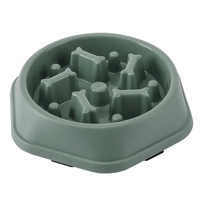 Anti-Choking Slow Feeder Bowl for Cats and Dogs – Healthy, Non-Slip Food Dish in Multiple Colors - My Little Pet