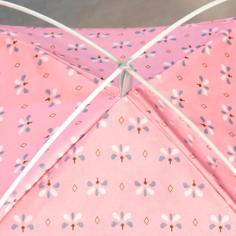 Floral Cat Tent – Semi-Enclosed Cozy Nest for All Seasons-My Little Pet