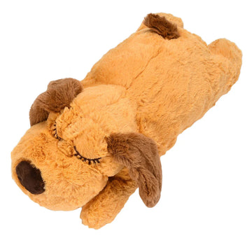 Comforting Heartbeat Plush Dog Toy for Anxiety Relief and Chew Training-My Little Pet