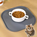Silicone Waterproof Pet Feeding Mat with Anti-Spill Edges-My Little Pet