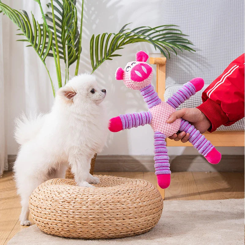 Elephant Pet Push Toy – Interactive Self-Relieving & Vocalizing Toy for Dogs and Cats - My Little Pet