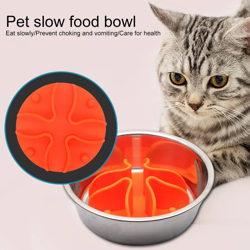 Silicone Slow Feeder Insert for Dogs with Suction Cup-My Little Pet