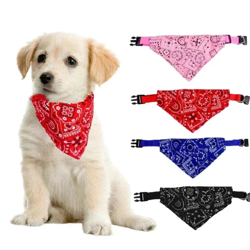 Adjustable Cat Bandana Collar – Stylish Necktie for Pets-My Little Pet