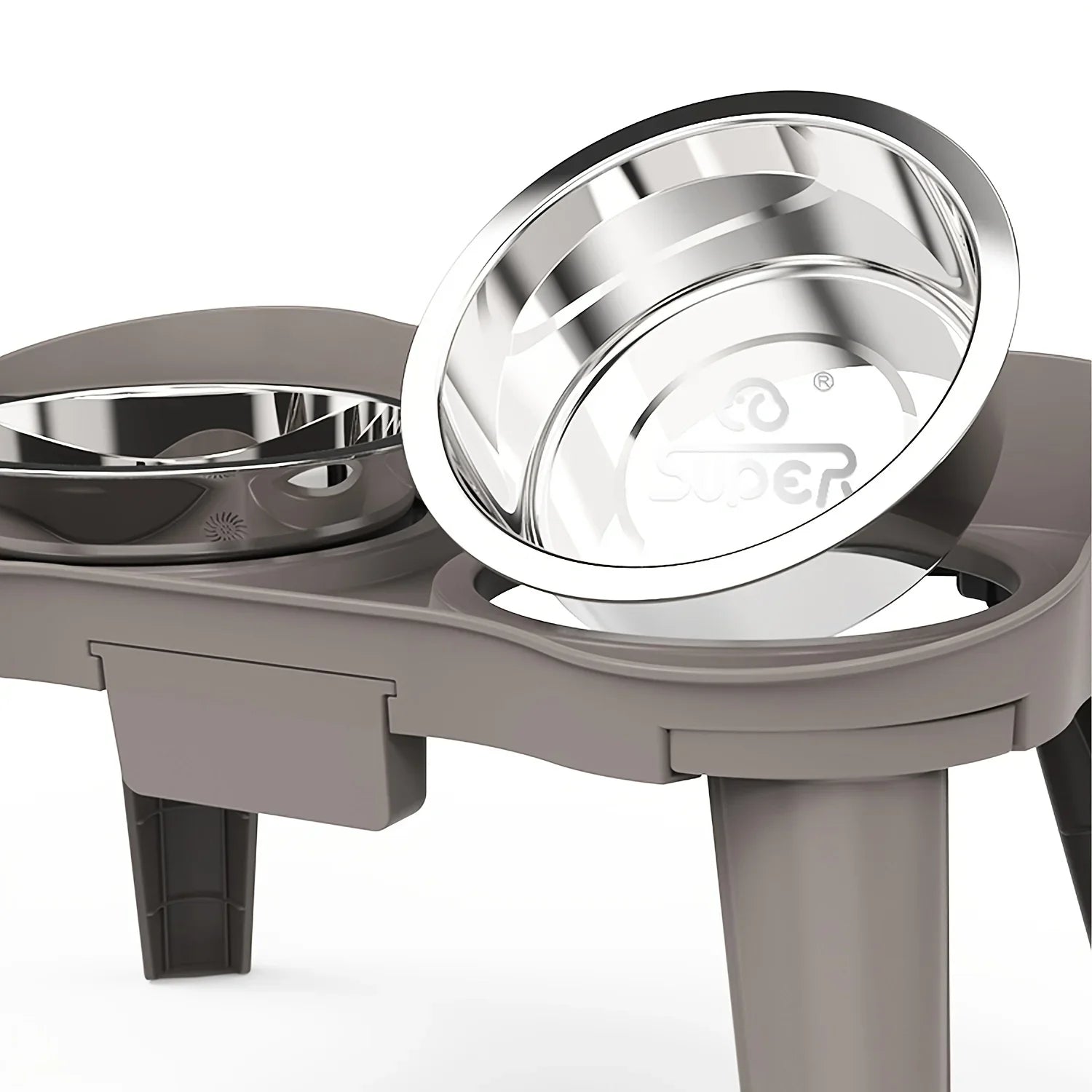 Adjustable Elevated Dog Bowls - Enhances Digestive Health & Feeding Comfort-My Little Pet