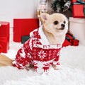 Winter Plush Dog Jumpsuit - Cozy Pet Pajamas for Small to Medium Dogs and Cats-My Little Pet