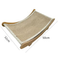 Durable Wooden Cat Scratcher with Sisal Surface-My Little Pet