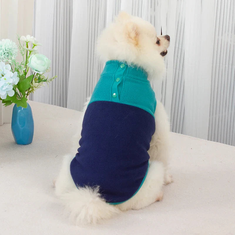 Warm Fleece Vest for Small Dogs - Suitable for Autumn, Winter, and Spring-My Little Pet