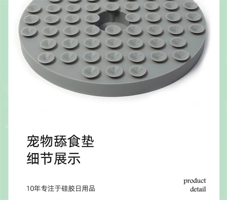 Silicone Licking Mat for Pets with Suction Cups - Slow Feeder for Anxiety Relief-My Little Pet