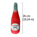 Interactive Dog Toys - Champagne, Wine, Whisky Bottle-Shaped Plush Toys-My Little Pet