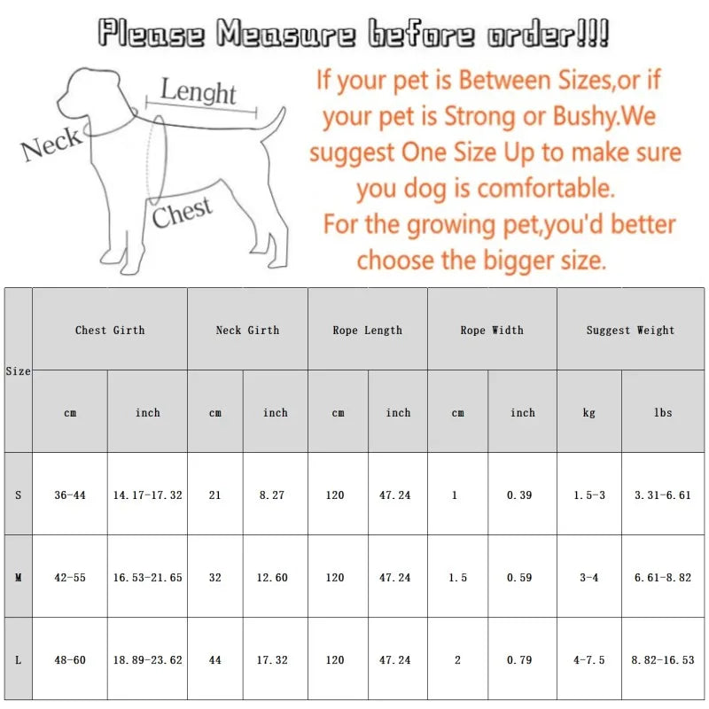 Adjustable Dog Harness Vest with Leash for Small Pets-My Little Pet