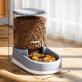 Automatic Pet Feeder and Drinker for Dogs and Cats - Large Capacity-My Little Pet