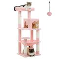 5-Level Indoor Cat Tree with Metal Frame and Top Perch-My Little Pet