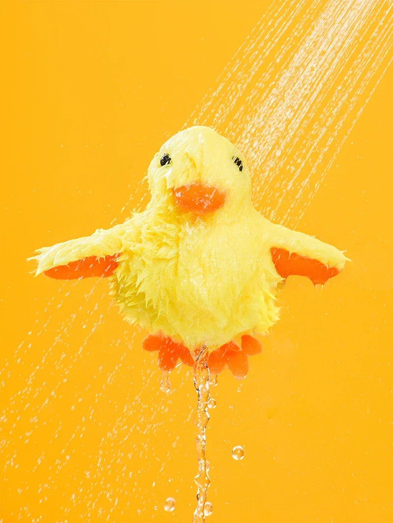 Interactive Flapping Duck Cat Toy with Vibration Sensor and Rechargeable Battery-My Little Pet