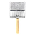Stainless Steel Cat Litter Shovel with Wooden Handle – Easy to Clean, Stylish, Dust-Reducing, Ideal for Small Dog Toilets-My Little Pet