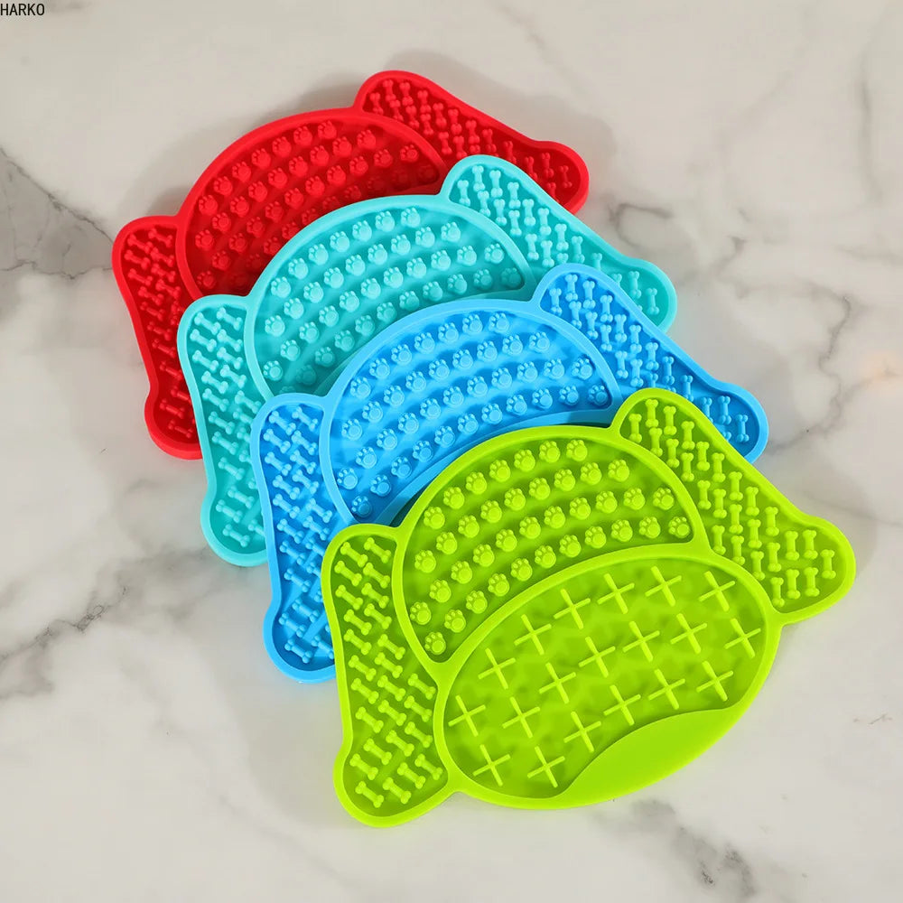 Silicone Lick Mat for Pets - Slow Feeder for Dogs and Cats-My Little Pet