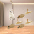 Durable Sisal Cat Toy Mice, Interactive Plush Kitten Toys, 1-4 Piece Set-My Little Pet